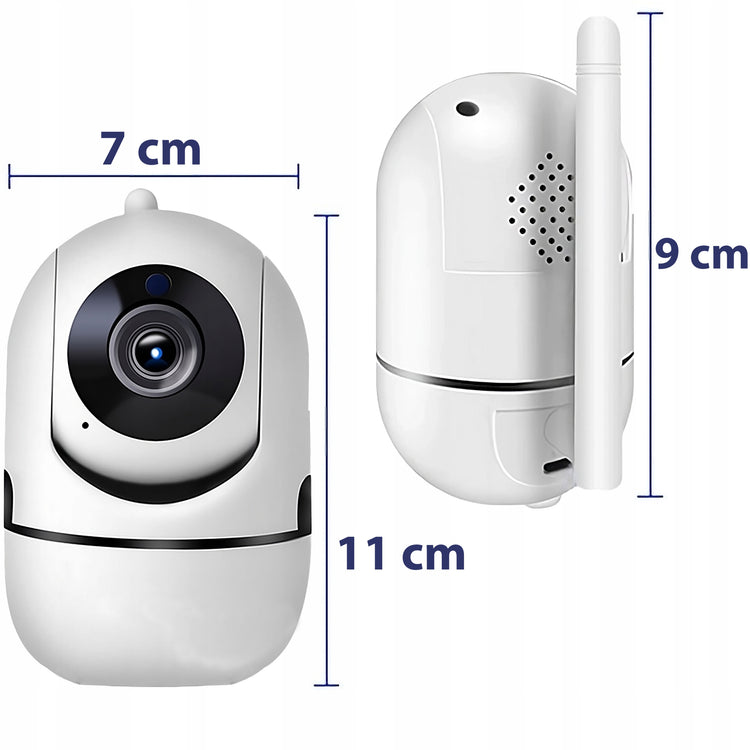 Wi-Fi elektroninė auklė – pasukama IP kamera „Retoo E936“, Full HD