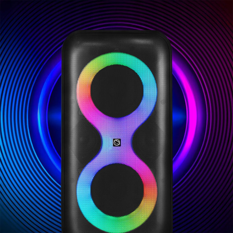 Karaoke Bluetooth kolonėlė „Manta ERIS“, 100 W, su mikrofonu ir pultu