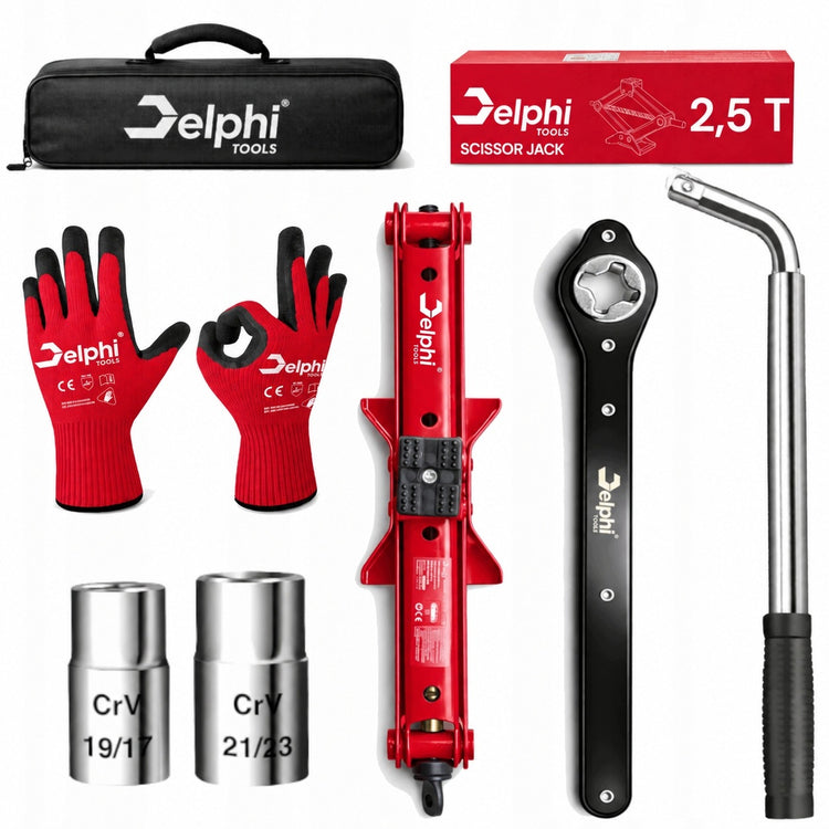Trapecinis automobilio domkratas „Delphi Tools“ 2,5 t – nuotrauka 5