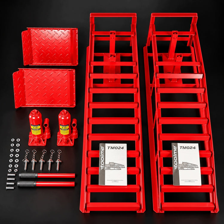 Automobilio rampos su keltuvu „Toolme TM024“, 4 t, 2 vnt.