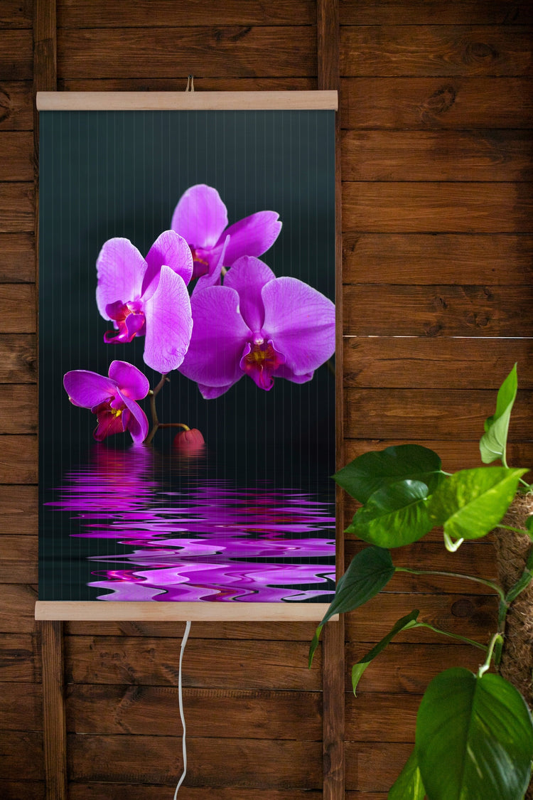 Sieninis infraraudonųjų spindulių šildytuvas-paveikslas „Trio Orchidea“, 430 W – nuotrauka 6