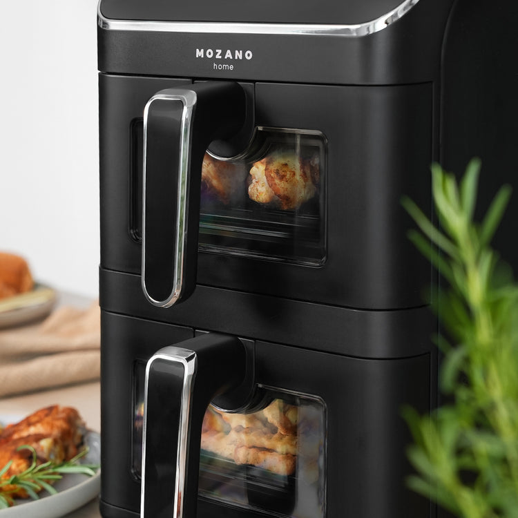 Dviejų kamerų karšto oro gruzdintuvė, 11 l, 2800 W, vertikali