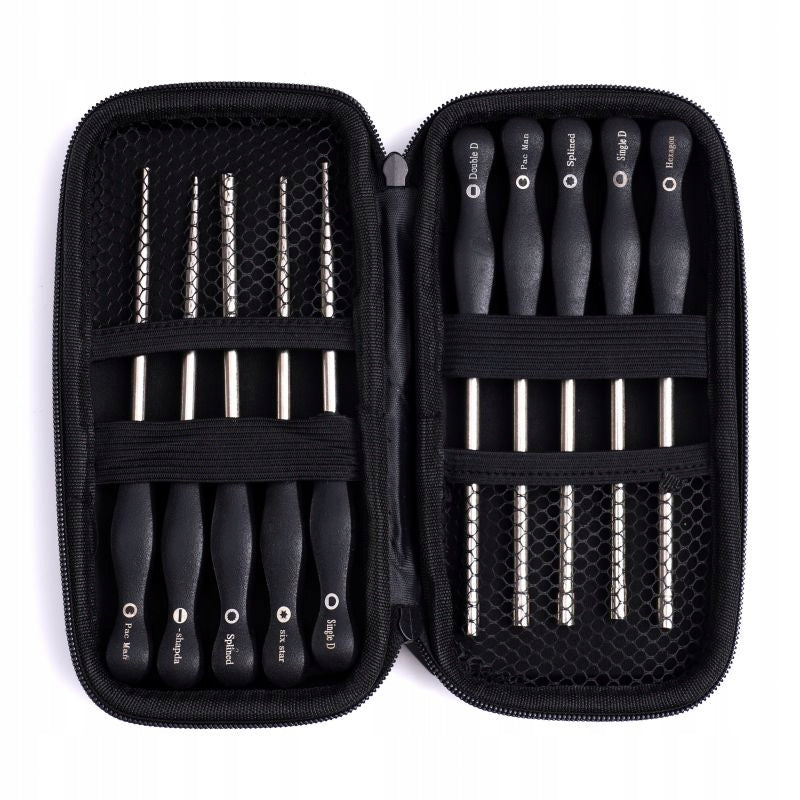 Karbūratorių reguliavimo raktų rinkinys „Kraft&Dele KD11246“, 10 vnt.