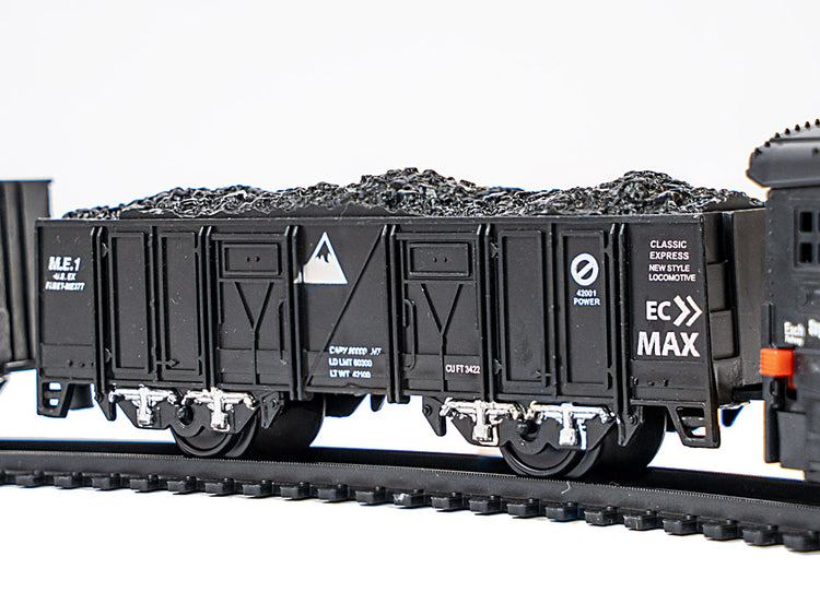 Traukinio rinkinys su bėgiais „Rail King“, click4TOYS