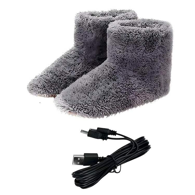 Aukštos elektra šildomos šlepetės su USB, 39–43 dydis