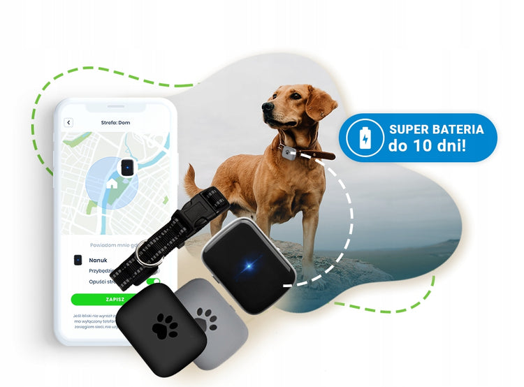 GPS lokatorius šunims ir katėms „Locon Dog“, vandeniui atsparus