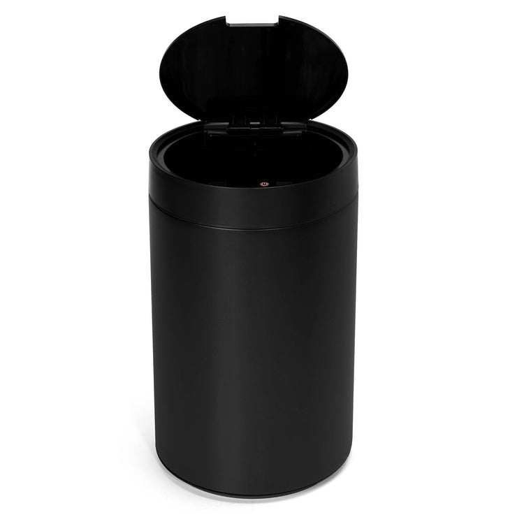 Automatinė metalinė šiukšliadėžė su jutikliu „Gockowiak Junk“, 17 l, juoda
