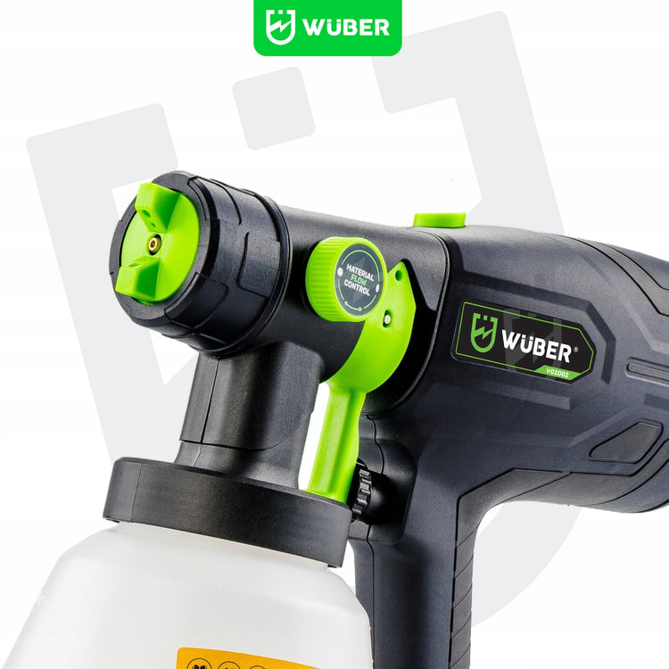 Elektrinis dažymo pistoletas „Wuber“ su srauto reguliavimu, 400 W, 1 l