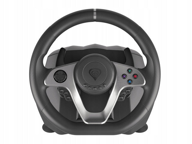 Žaidimų vairas su pedalais „Genesis Seaborg 400“ su Force Feedback