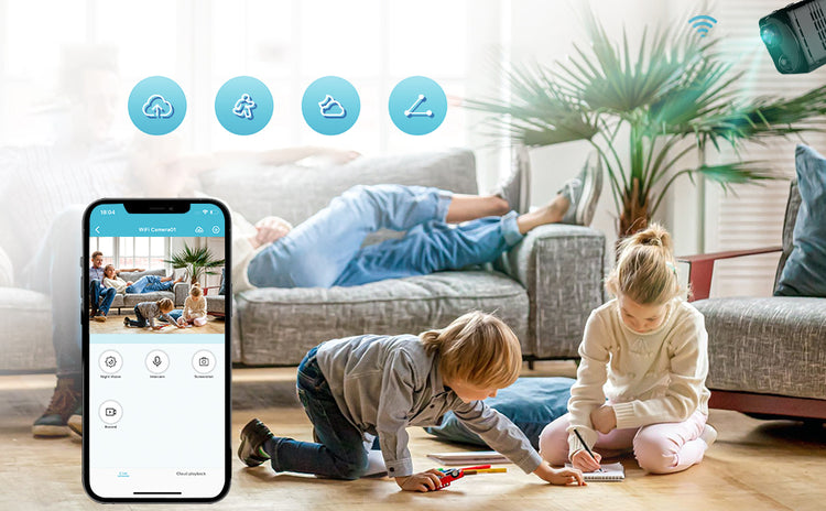 Mini magnetinė Wi-Fi kamera „Onshop M7“ 4K su IR naktiniu matymu