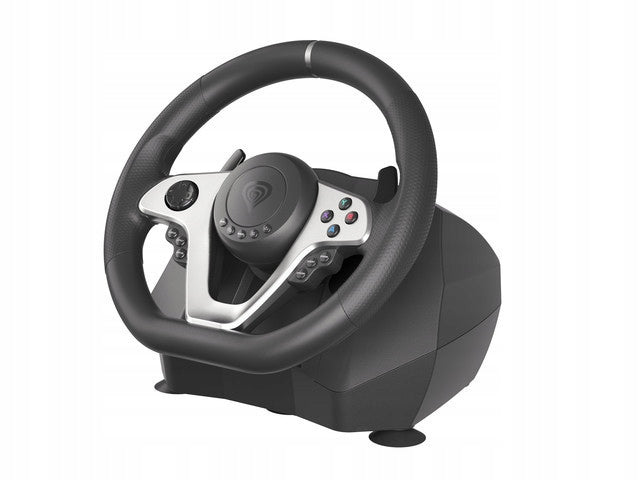 Žaidimų vairas su pedalais „Genesis Seaborg 400“ su Force Feedback