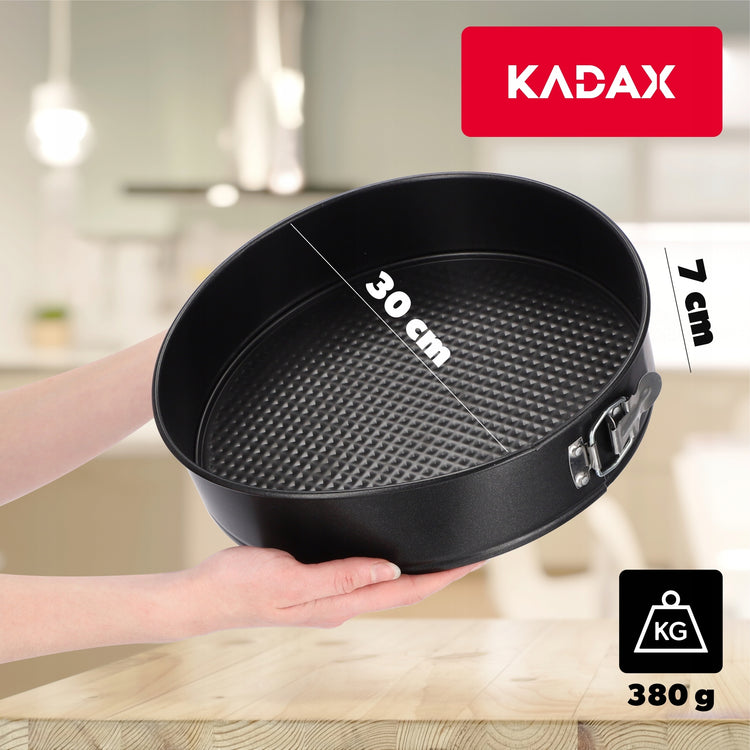 Apvali tortinė kepimo forma „Kadax“ su nuimamu dugnu, Ø 30 cm