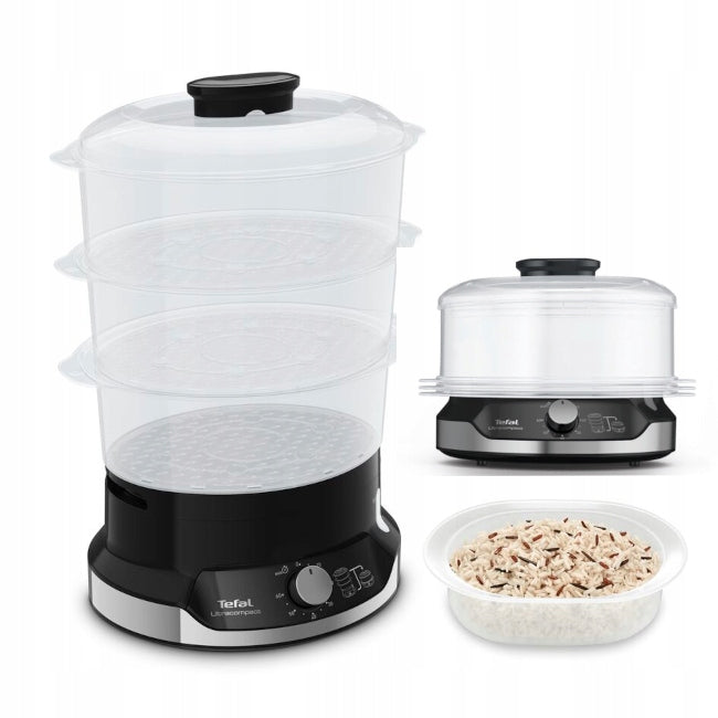 Kompaktiškas garų puodas „Tefal Ultra Compact VC2048“ 9 l, 3 indai