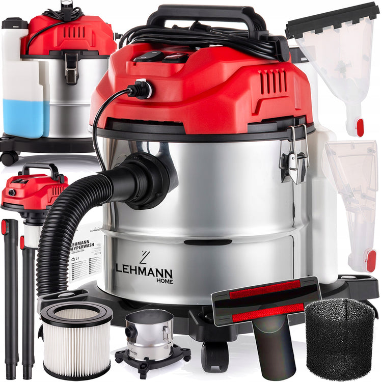 Galingas plovimo siurblys 4 viename su siauru antgaliu, 2200 W, 20 l – nuotrauka 1