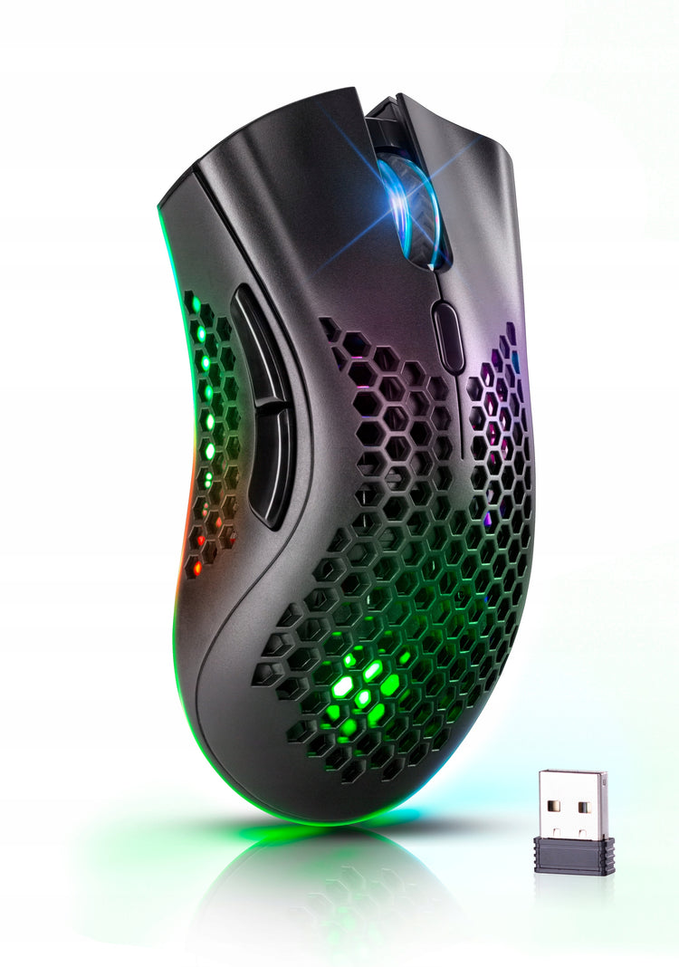 Žaidimų pelė „Defender Warlock GM-709L“, 2400 DPI, RGB