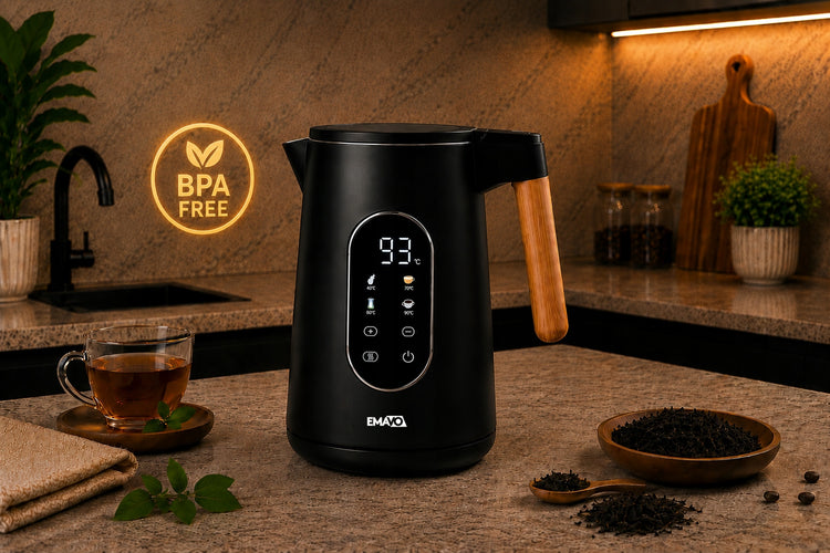 Elektrinis virdulys su temperatūros reguliavimu „Emavo DigiTemp Pro“, 1,7 l