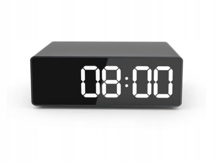 Laikrodis-žadintuvas su paslėpta mini Wi-Fi kamera „Onshop A13“, Full HD