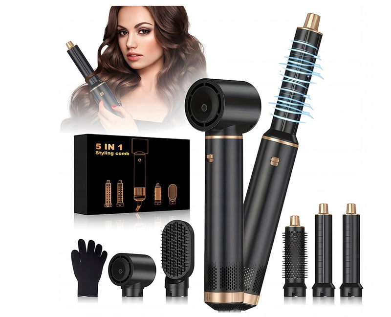 Plaukų formavimo šepetys-džiovintuvas „Air Styler“ 5 viename, 1000 W