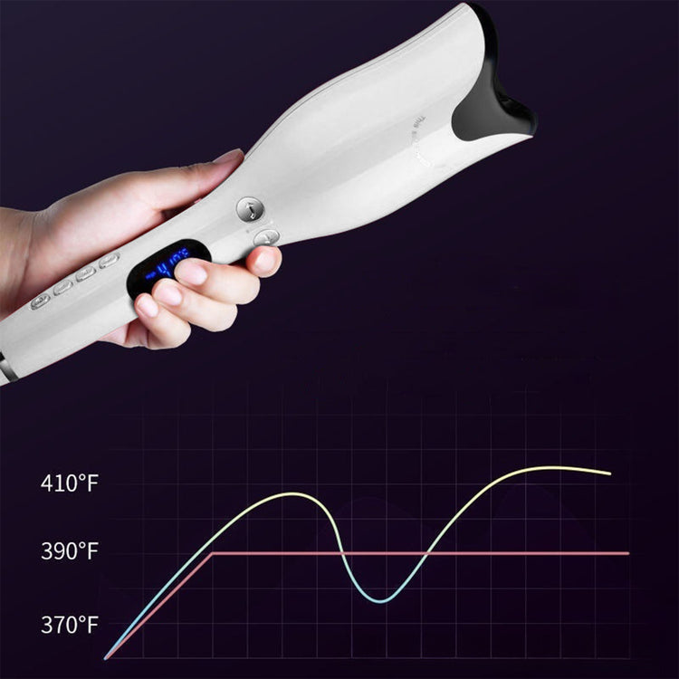 Automatinės besisukančios garbanojimo žnyplės „Renew Force“ su LCD, 80–210 °C