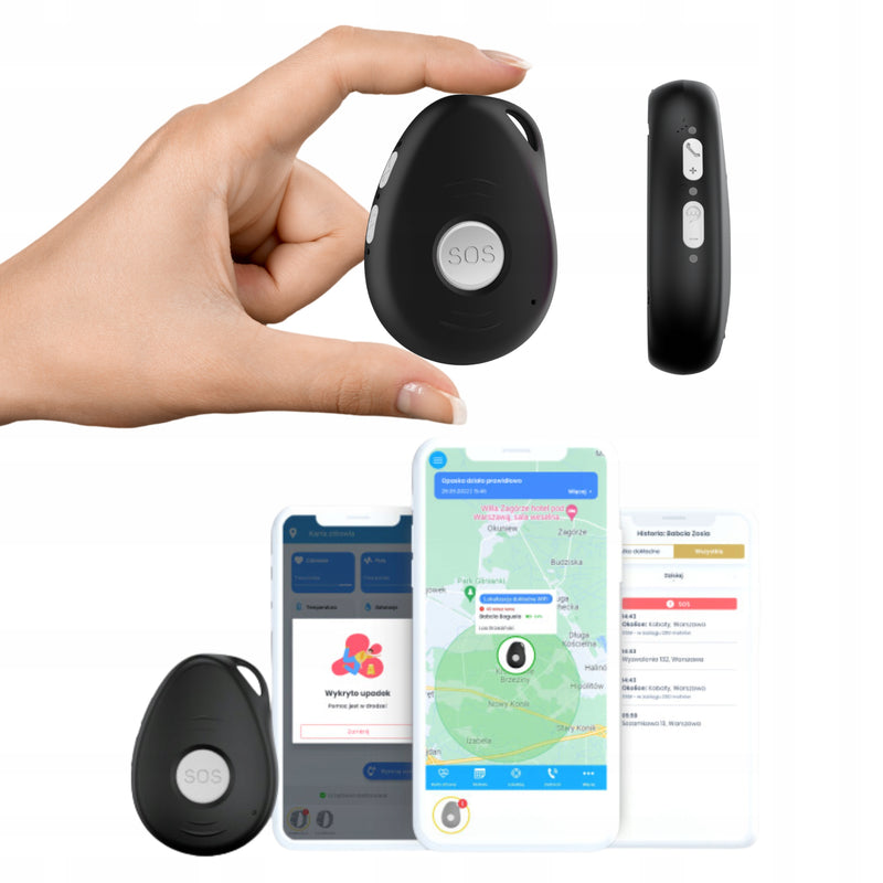 GPS lokatorius senjorams su SOS mygtuku ir kritimo jutikliu „Locon Safe Call“