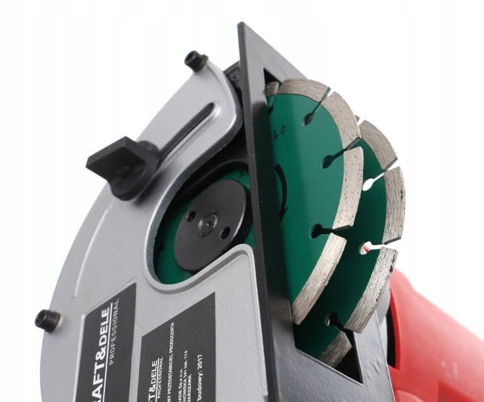 Elektrinė vagų freza betonui ir plytoms „Kraft&Dele KD1537“, 3100 W, su lazeriu ir lagaminu