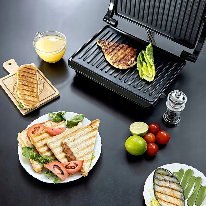 Sulankstomas kontaktinis grilis-skrudintuvas, 750 W – nuotrauka 5