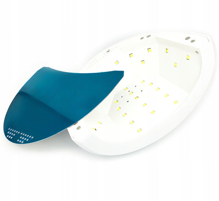 UV LED nagų lempa „Clavier Q7“ su veidrodiniu dugnu, 48 W – nuotrauka 3