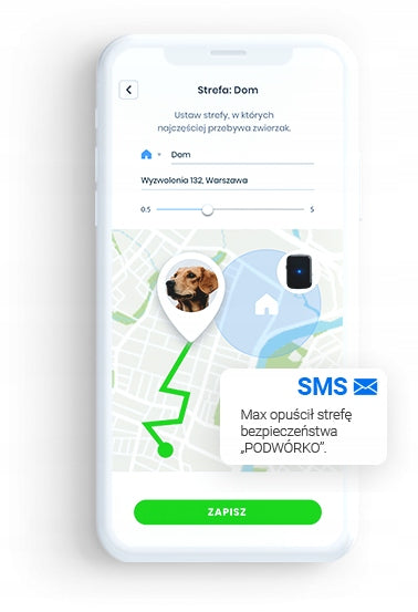 GPS lokatorius šunims ir katėms „Locon Dog“, vandeniui atsparus