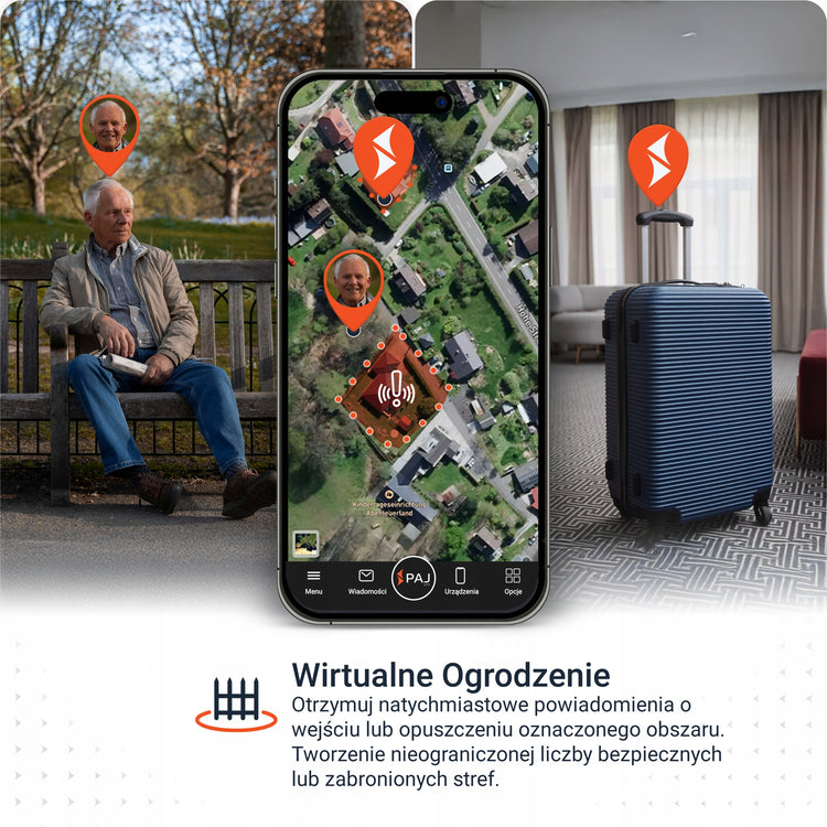 GPS sekiklis vaikams ir senjorams „PAJ Easy Finder 4G“ su SOS mygtuku – nuotrauka 4