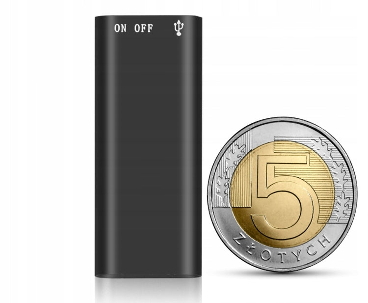 Mini diktofonas 8 GB, įkraunamas, su USB
