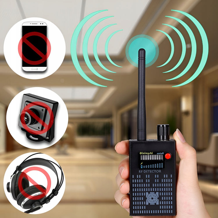 Profesionalus pasiklausymo įrangos, kamerų ir GPS detektorius „Anti-Spy“
