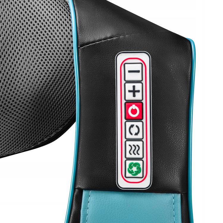 Shiatsu kaklo ir nugaros masažuoklis „Beauty Limited NeckRelief“, 8 galvutės, šildymas – nuotrauka 3