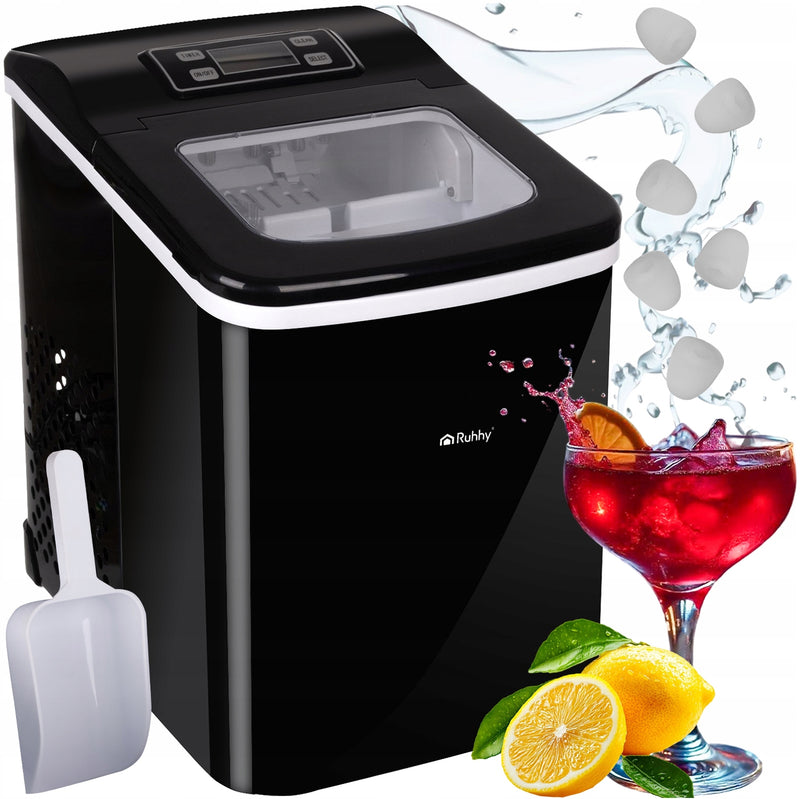 Ledukų gaminimo aparatas „Ruhhy“, 12 kg per parą, 120 W, juodas