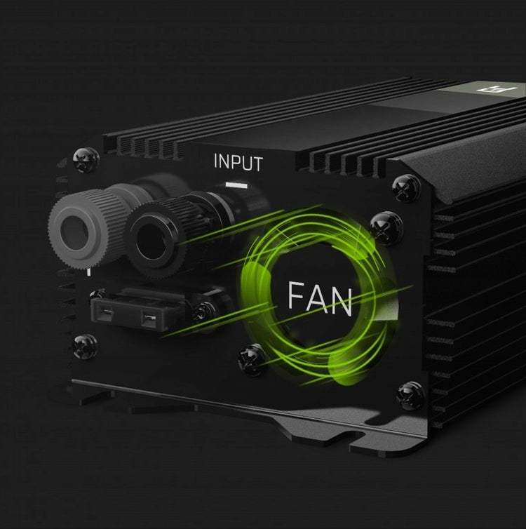 Įtampos keitiklis su UPS funkcija „Green Cell INV07“, 12 V / 230 V, 300 W / 600 W – nuotrauka 3