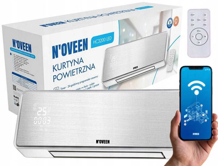 Oro užuolaida-šildytuvas „N'oveen HC3299“, 2000 W, su Wi-Fi