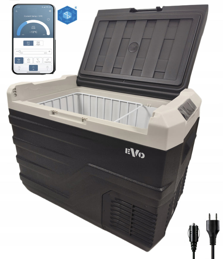 Kompresorinis automobilinis šaldytuvas-šaldiklis „Evo“ 40 l, 12/24/230 V