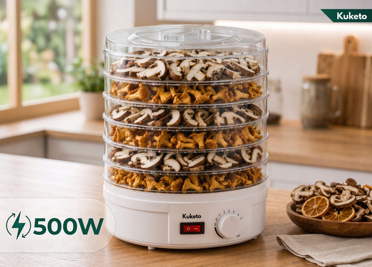 Maisto džiovyklė „Kuketo DryChef“, 500 W, 6 lentynos – nuotrauka 4