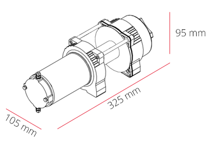 Elektrinė gervė DRAGON WINCH DWM 3500 ST 12V