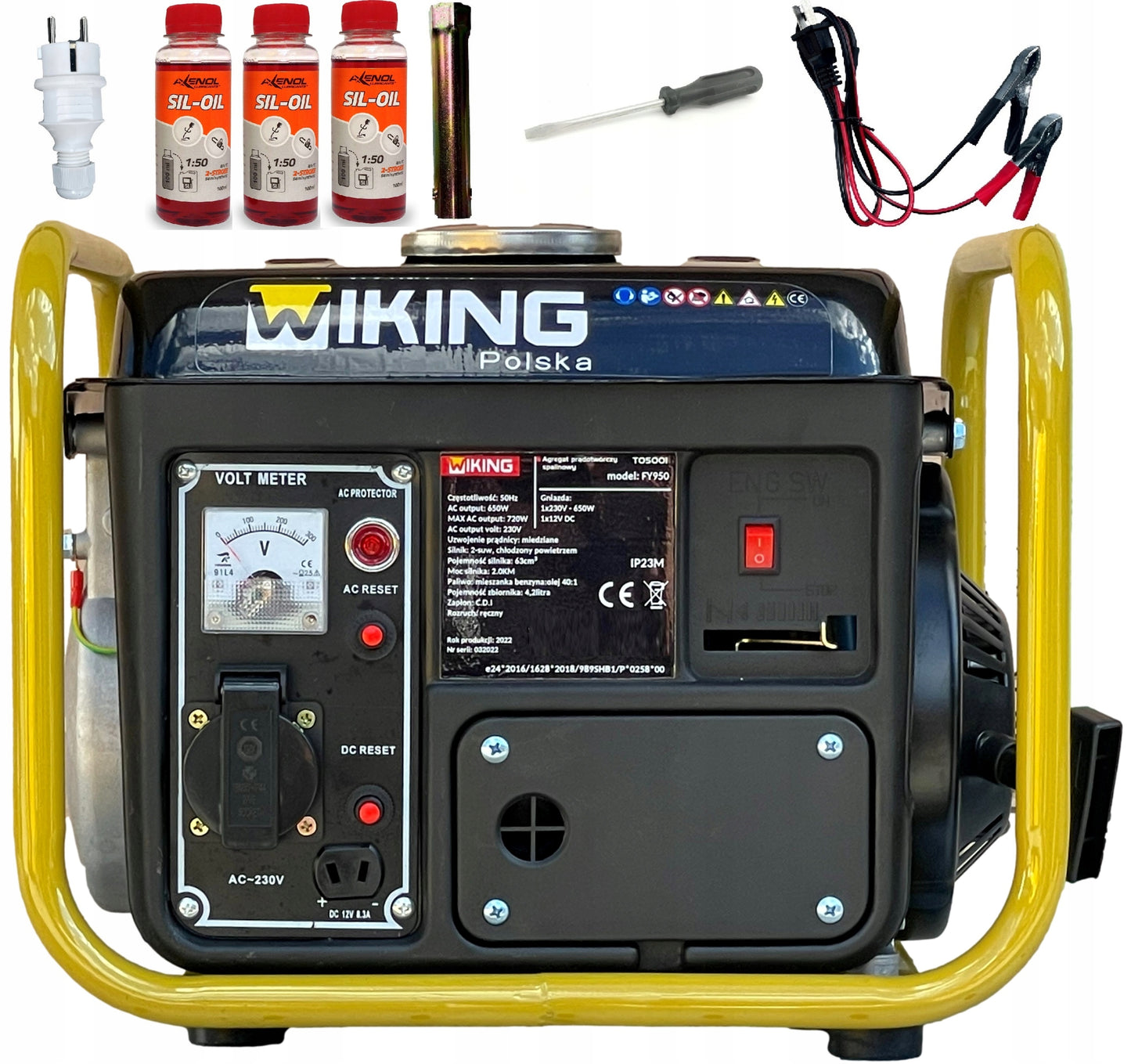 Wiking LT950 benzininis generatorius 1500W 230V