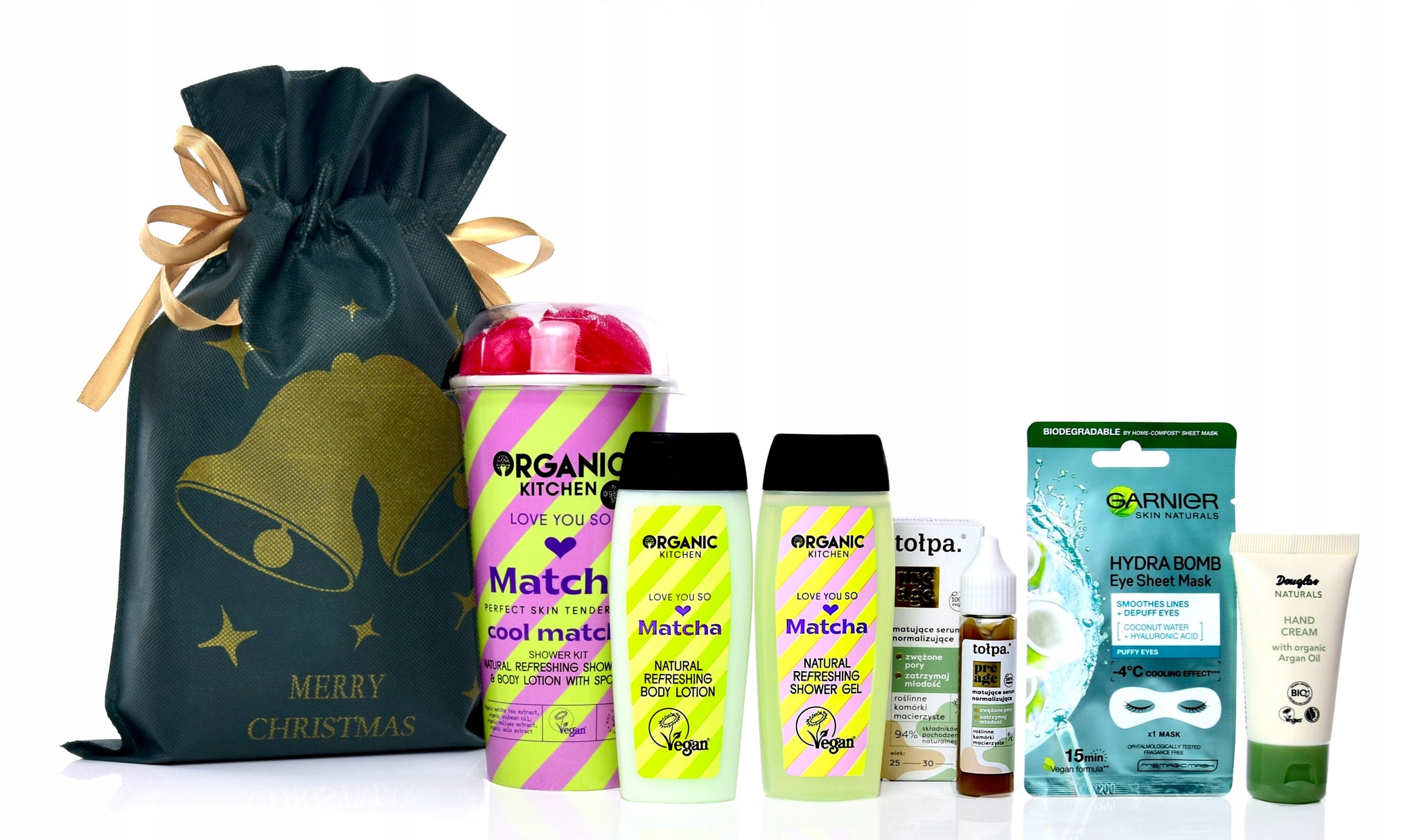 Didelis dovanų rinkinys moteriai – kalėdinė kosmetikos dovana