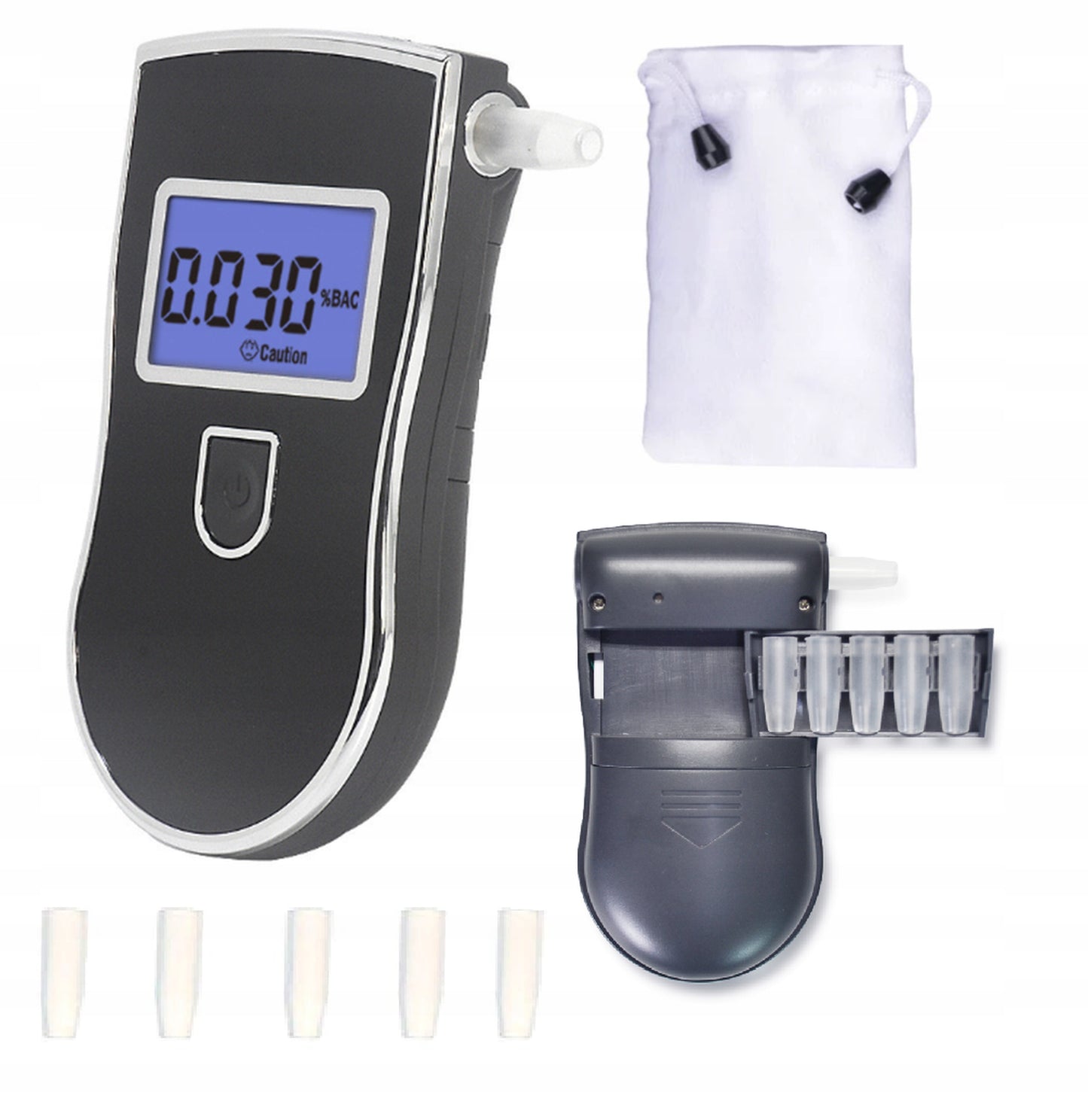 Alkotesteris ZENWIRE AT-818 su 5 antgaliais ir dėklu