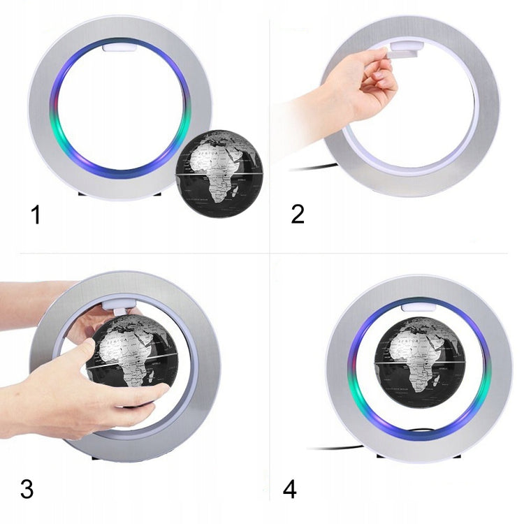LED lempa su levituojančiu gaubliu