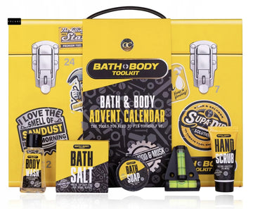 Advento kalendorius su kosmetikos rinkiniu vyrams / vaikinui – 24 dienos priežiūros ir džiaugsmo