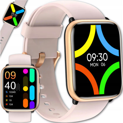 Išmanusis laikrodis Lewer Smart Watch gold