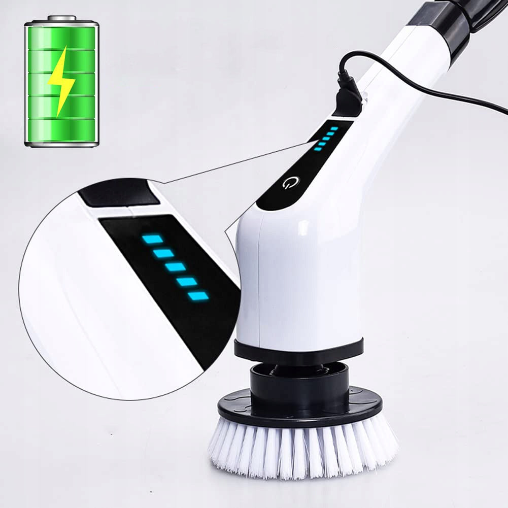 Belaidis akumuliatorinis sukamasis valymo šepetys – 2000 mAh, 400 aps./min TURBOMOP 9in1