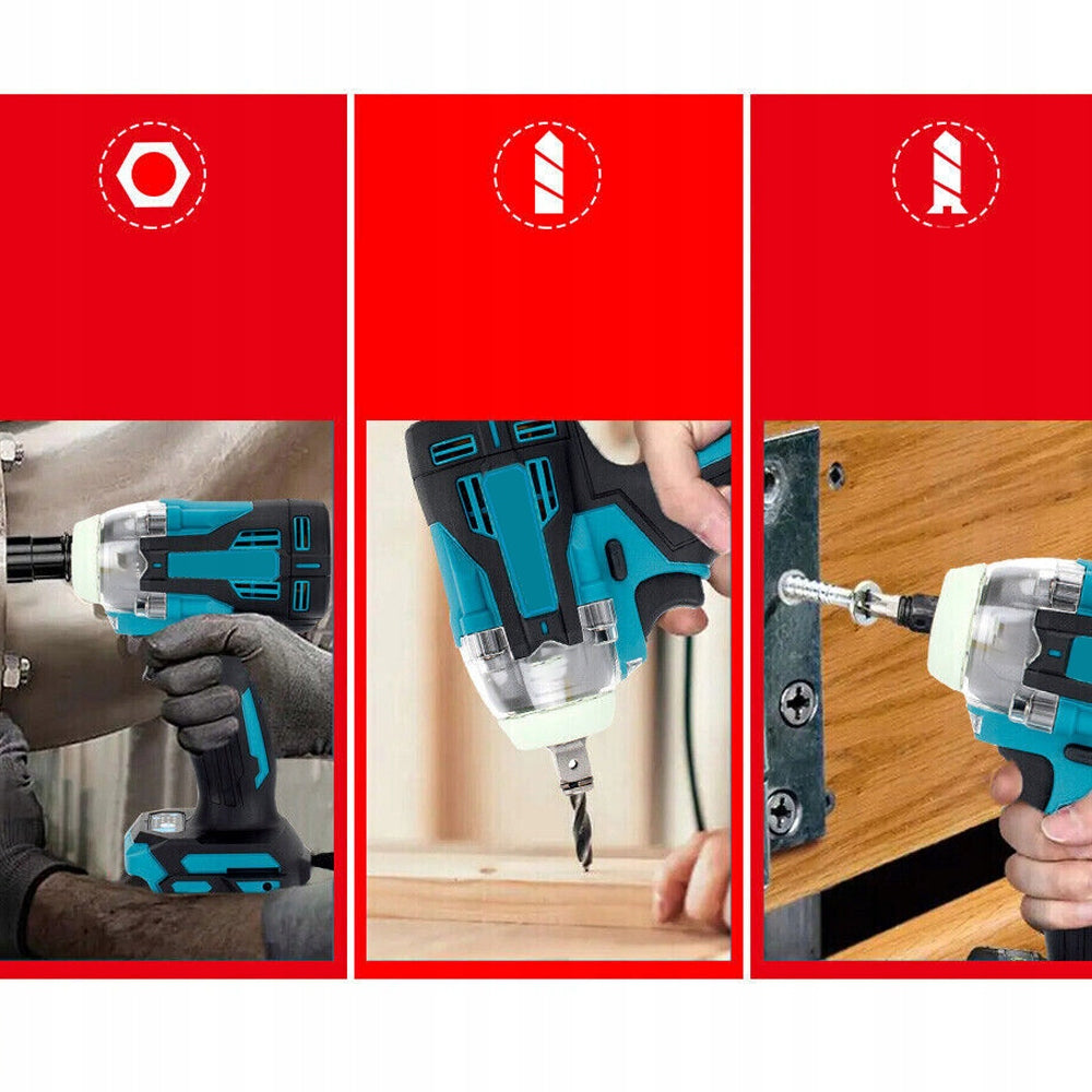 Akumuliatorinis smūginis suktuvas 21V, 1/2", 2x akumuliatoriai