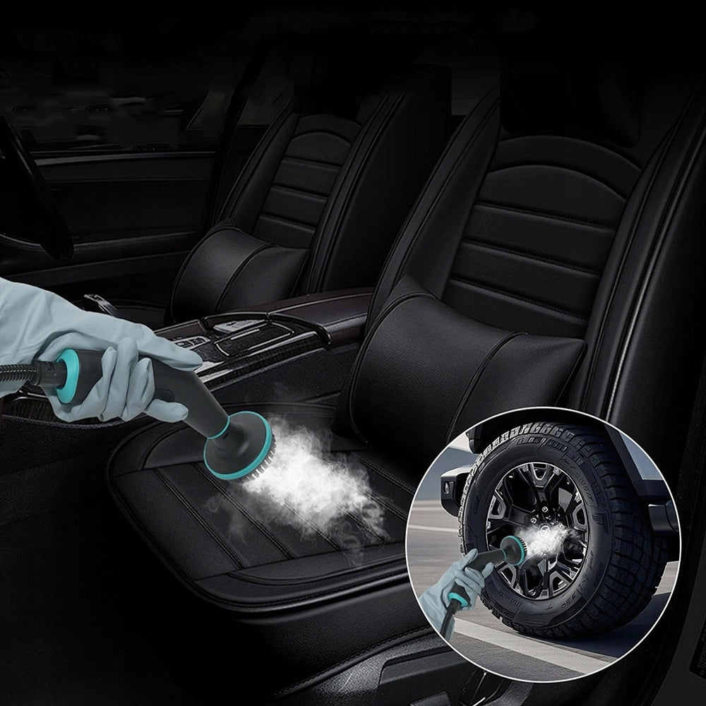 Daugiafunkcis garinis valytuvas 2500 W su 9 priedais namams ir automobiliui