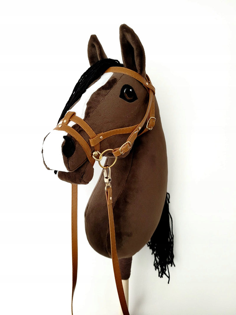 Arkliukas ant lazdos „Hobby Horse A3“, rudas