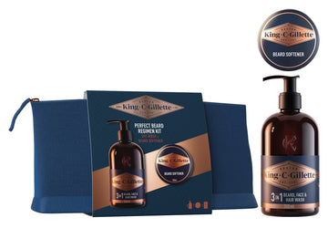 Vyrų barzdos priežiūros rinkinys King C. Gillette Perfect Beard Regimen Kit