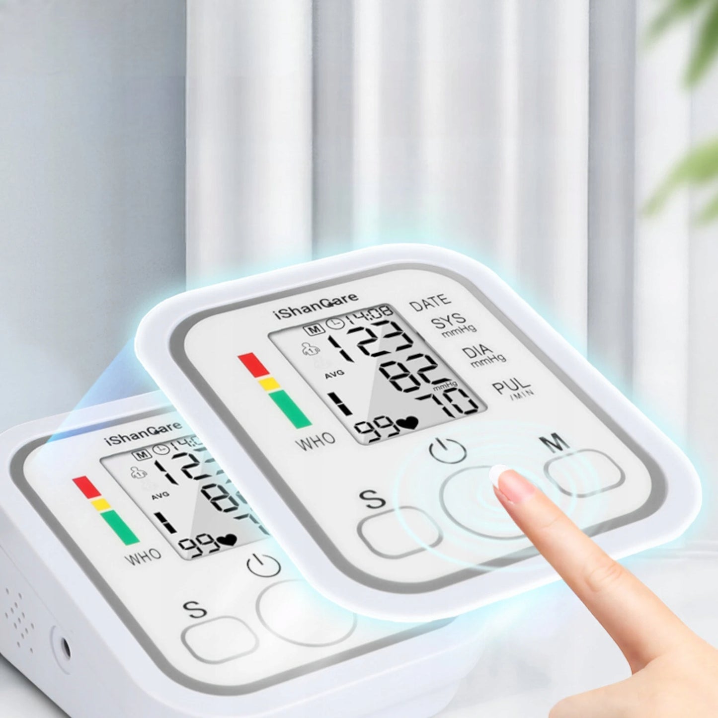Elektroninis žastinis kraujospūdžio matuoklis BW-3205 su LCD ekranu ir matavimų atmintimi (22–32 cm)